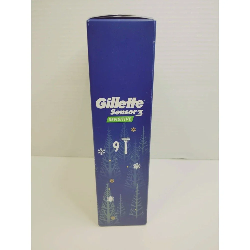 Gillette Sensor3 Sensitive Disposable Razors 3 Blades Pivoting Head 9 Count